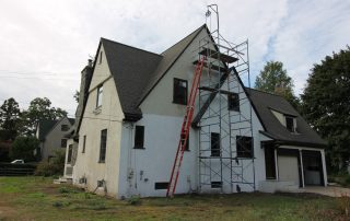 side of a home after restoration