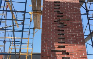 chimney missing bricks